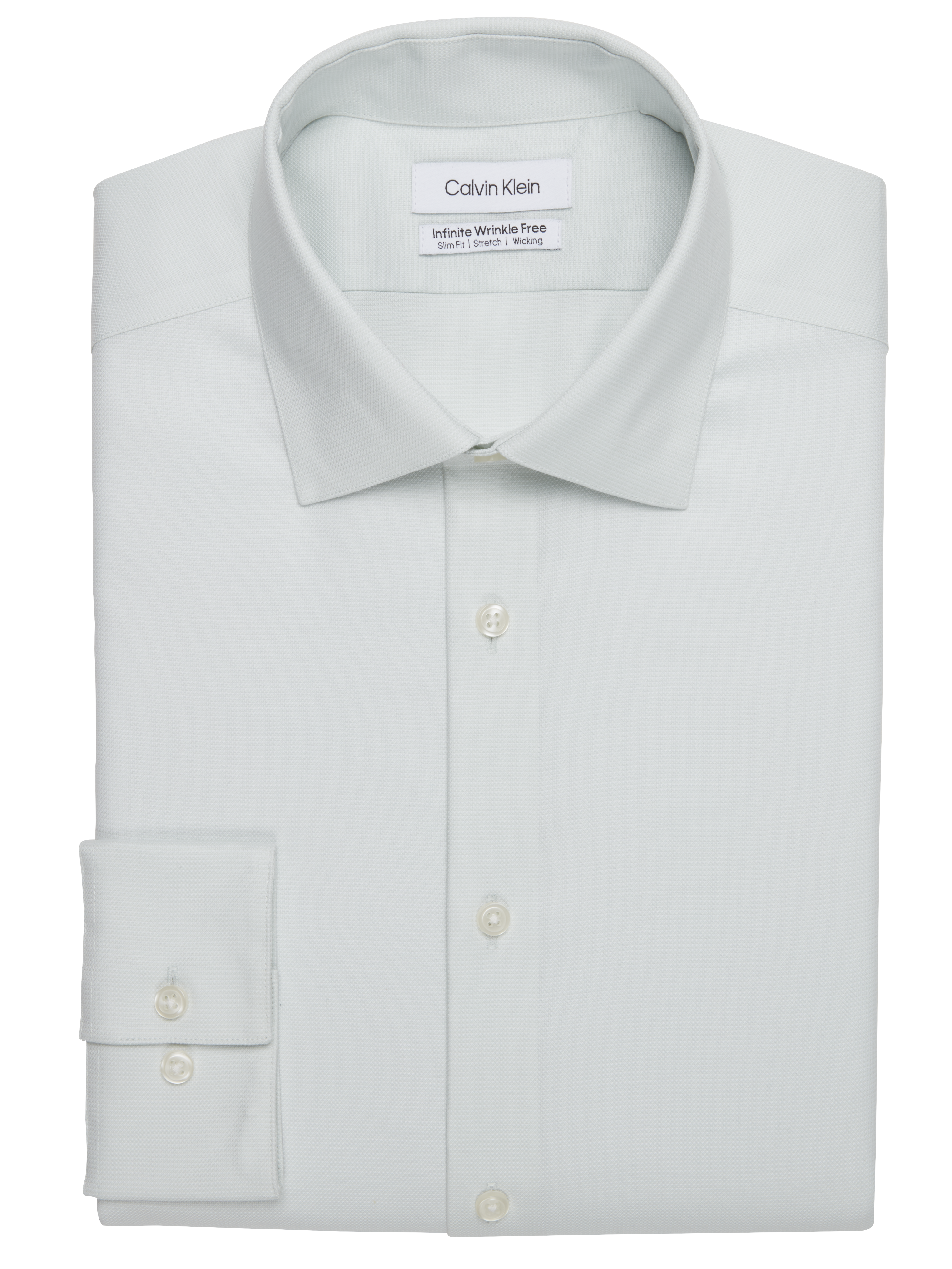Calvin Klein Infinite Slim Fit Textured Check Dress Shirt Men s Shirts Moores Clothing