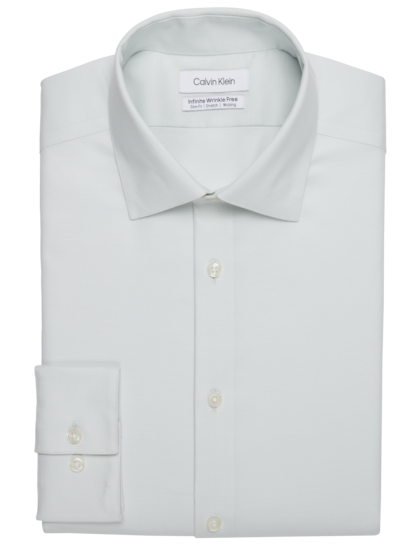 Calvin Klein Infinite Slim Fit Textured Check Dress Shirt Men s Shirts Moores Clothing