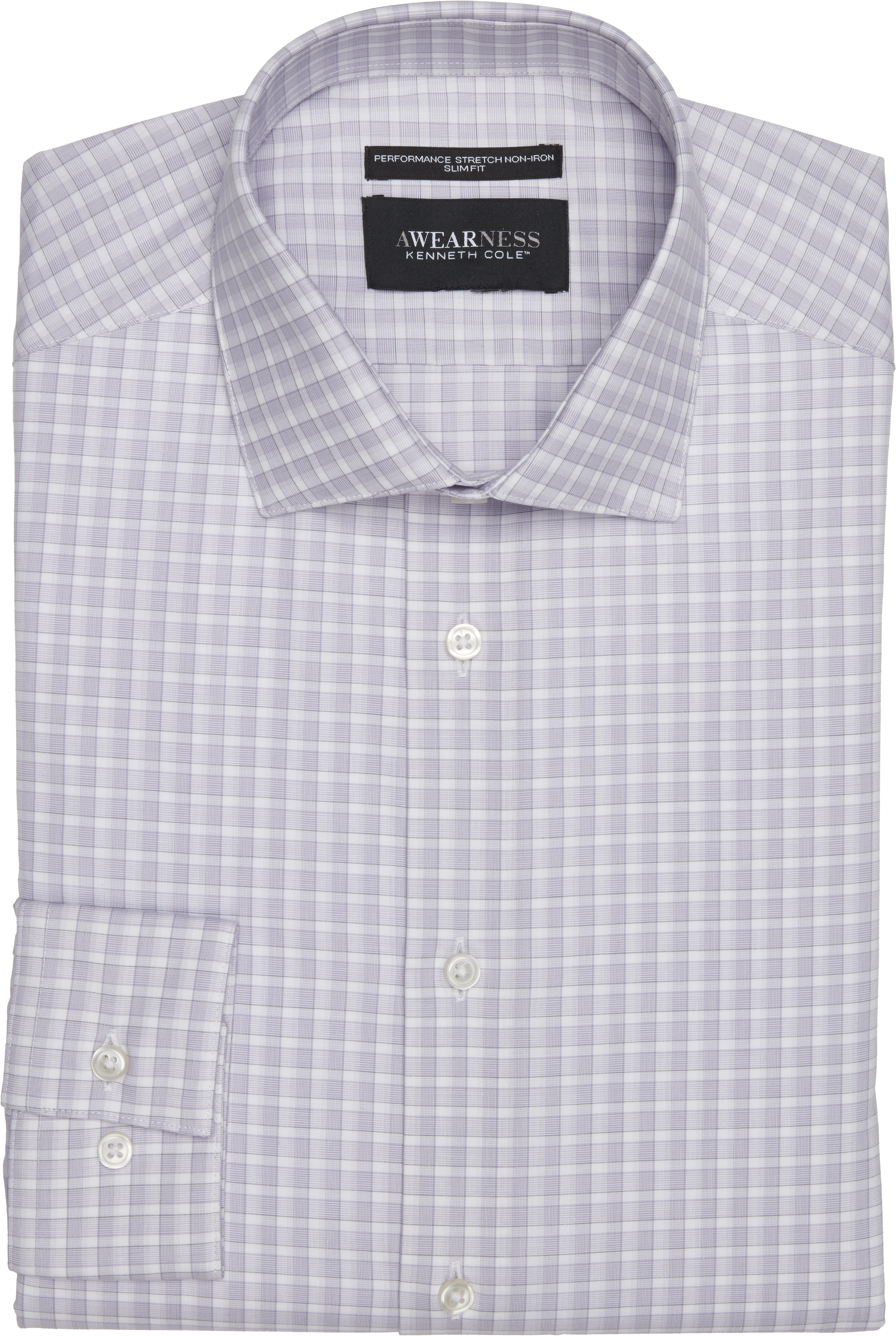 awearness kenneth cole slim fit performance dress shirt Slim-Fit Button-Down Stretch Dress Shirt with TEK FIT