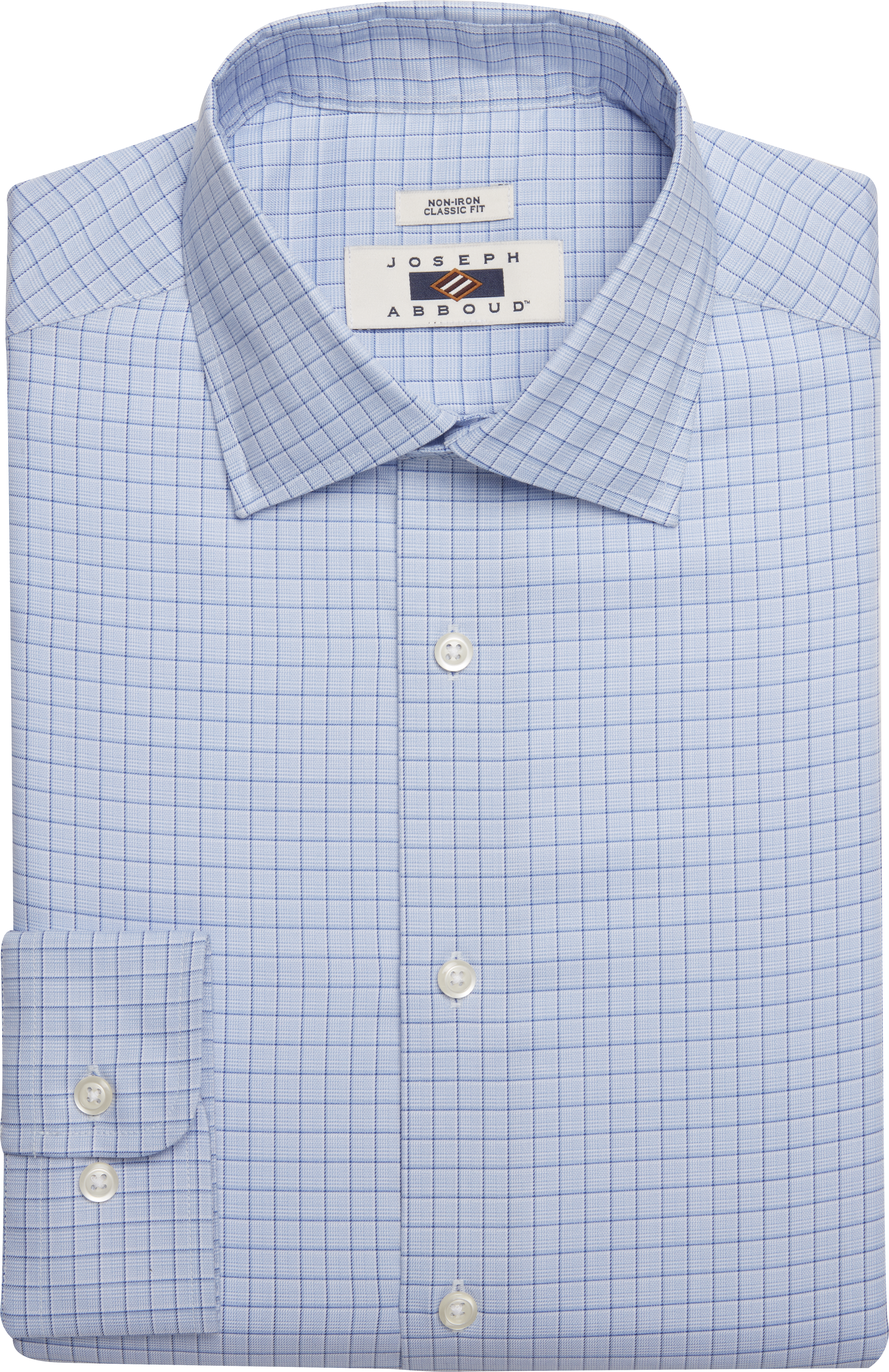 Chemise Habillée Dover Arrow Broadcloth - Bleu/blanc Micro Carreaux - Col Button-down - Taille 16 32/33 - NEUF