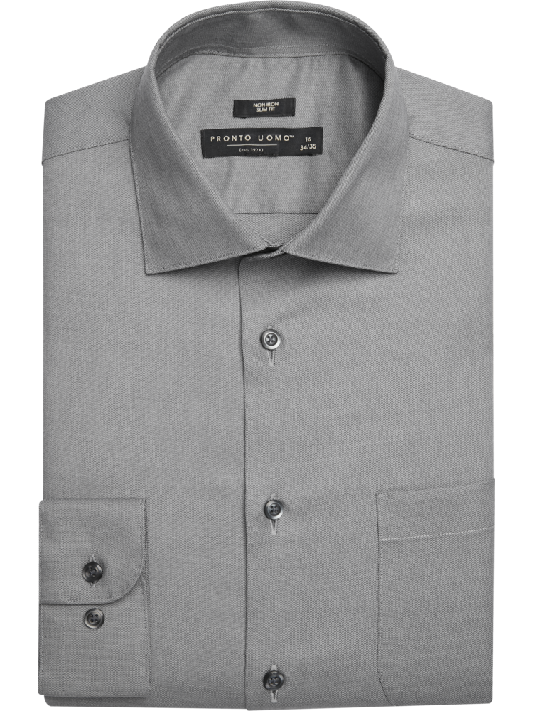 Grey Dress Shirts for Men Shirts Moores Clothing