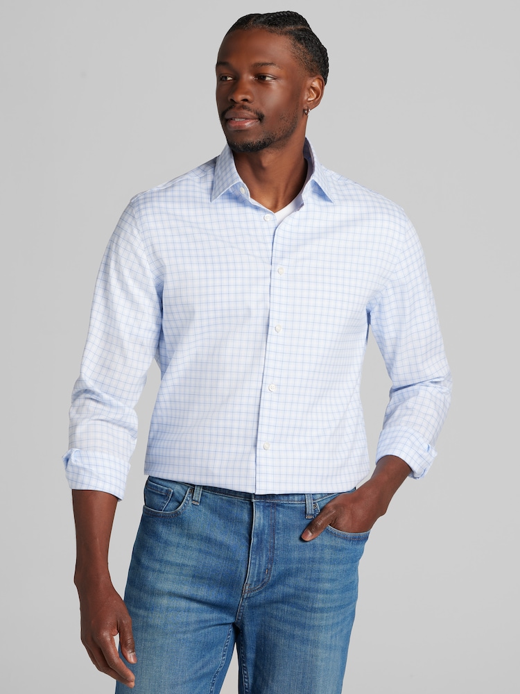 modern fit dress shirts Stretch Shirt Can easily be dressed up or down Eterna Soft Luxury Modern Fit