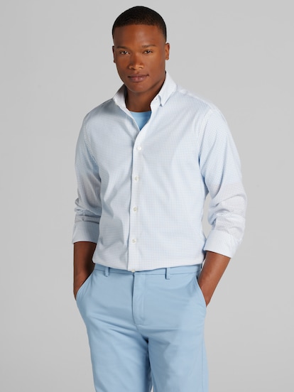 Awearness Kenneth Cole Slim Fit Ultra Performance Stretch Dress Shirt |  Men's Shirts | Moores Clothing