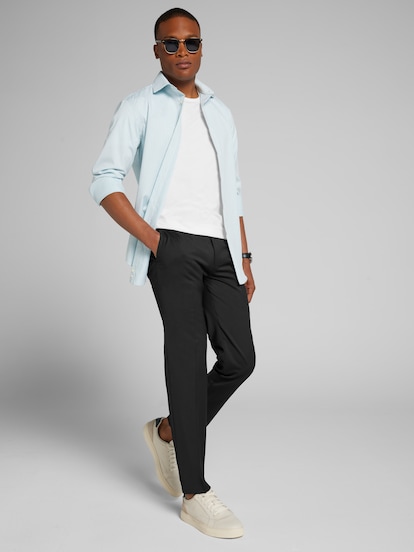 Awearness Kenneth Cole Slim Fit Performance Stretch Dress Shirt | Men's  Shirts | Moores Clothing
