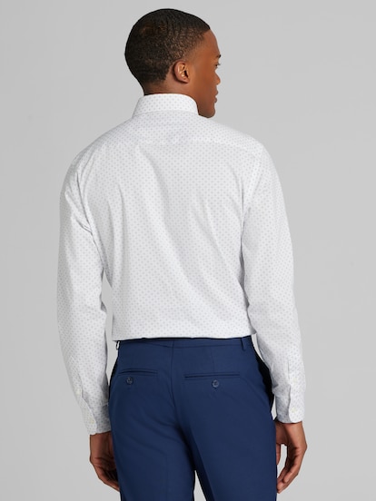 egara slim fit dress shirts Egara Mens Skinny Fit Solid Dress Shirt in Light Blue  Long Sleeve Oxford Dress Shirt Size 17 34/35 for Work and Weddings