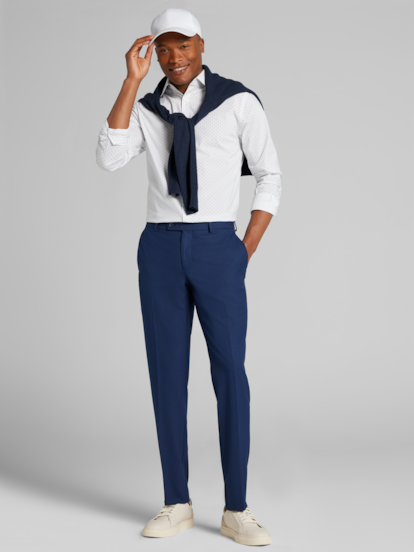 egara skinny fit dress shirt Skinny Fit Twill Dress Shirt | Black