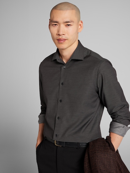 Awearness Kenneth Cole Slim Fit Check Dress Shirt | Men's Shirts | Moores  Clothing