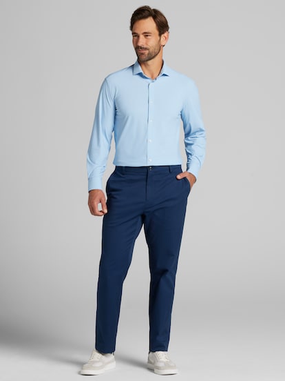 Awearness Kenneth Cole Chillflex Slim Fit 4-way Stretch Dress Shirt | Men's  Shirts | Moores Clothing