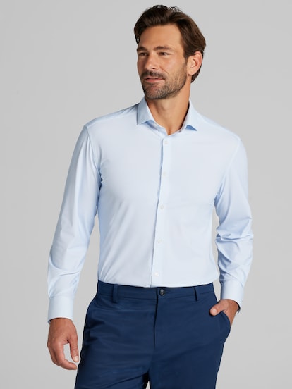 Awearness Kenneth Cole Chillflex Slim Fit 4-way Stretch Dress Shirt | Men's  Shirts | Moores Clothing
