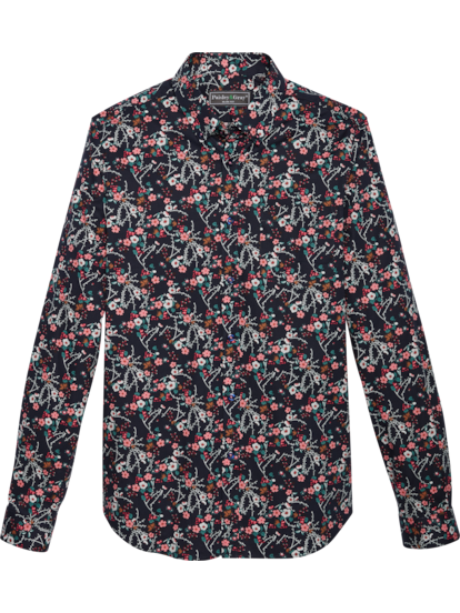 Floral print casual shirt outlet