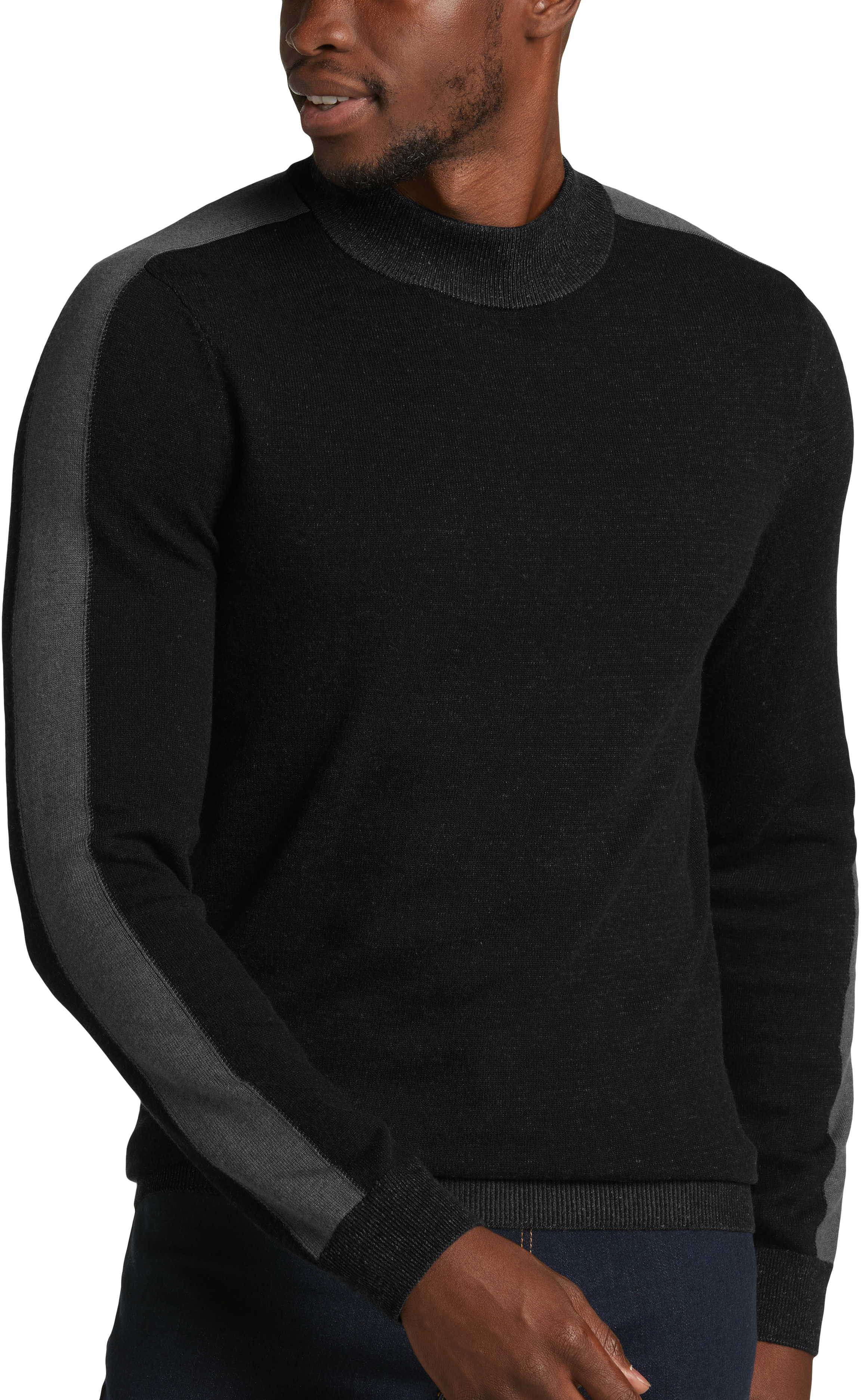Awearness Kenneth Cole Slim Fit Crew Neck Long Sleeve T-Shirt