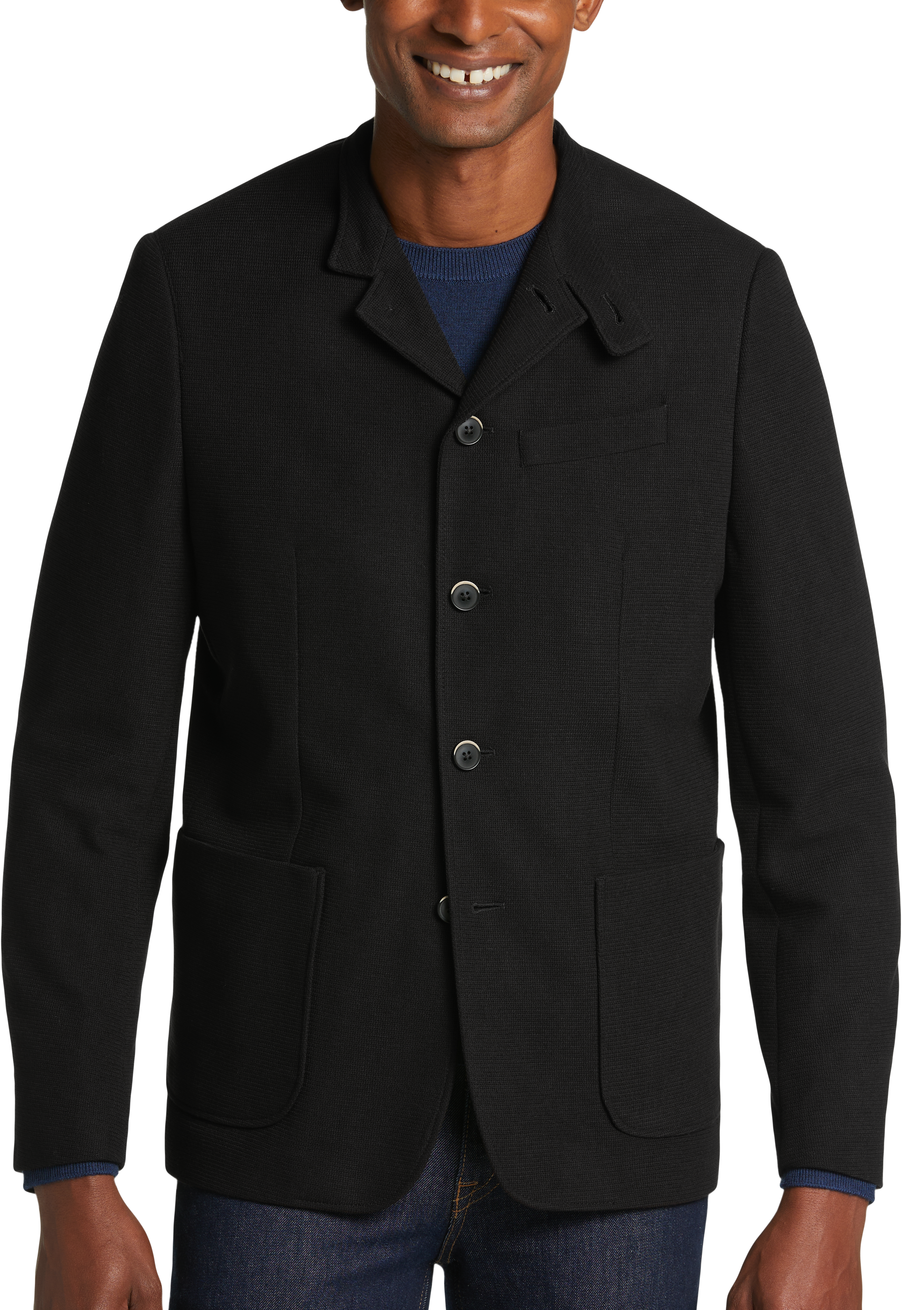 Awearness Kenneth Cole Slim Fit Nehru Soft Jacket Men s Moores