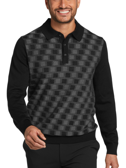 Michael Strahan Modern Fit Polo Sweater | Men's | Moores Clothing