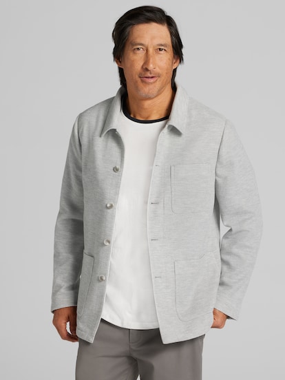 Joseph Abboud Modern Fit Knit Chore Jacket | Men's | Moores Clothing