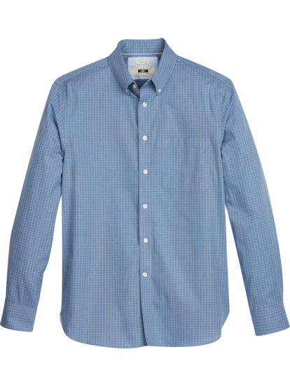 Button down collar shirts casual sale