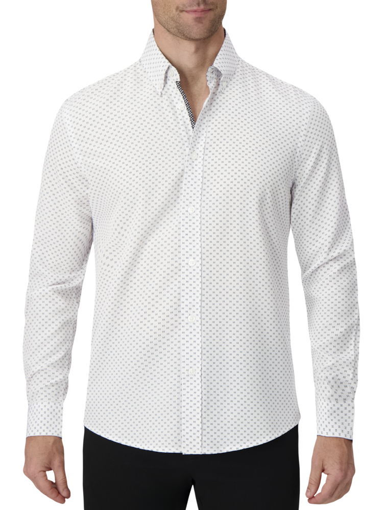 White Long Sleeve Shirts for Men Shirts Moores Clothing