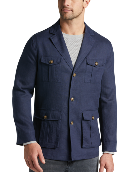 Joseph Abboud Modern Fit 4-pocket Linen Jacket | Men's | Moores Clothing