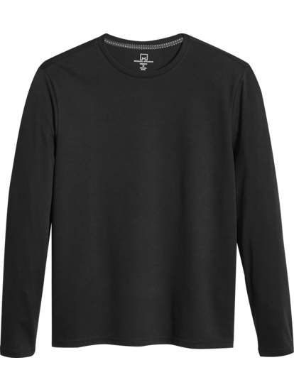 Michael Strahan Modern Fit Crew Neck Long Sleeve T-shirt