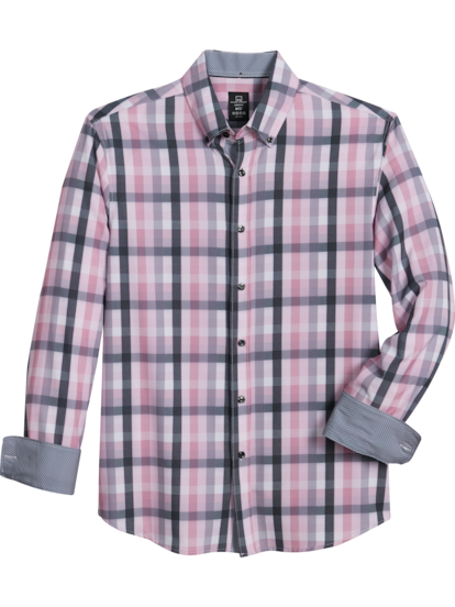 Pink casual shirt on sale