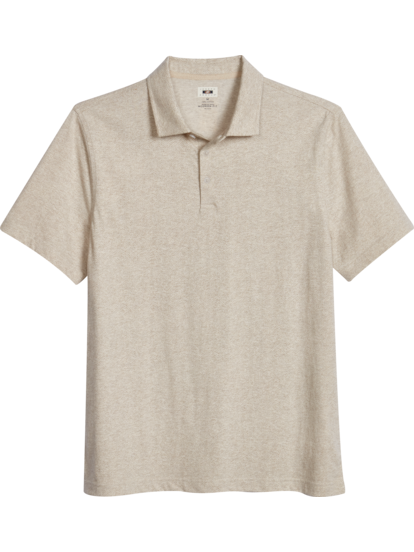 Joseph Abboud Modern Fit Herringbone Short Sleeve Polo Shirt | Men's |  Moores Clothing