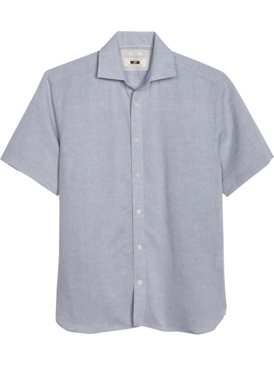 Joseph Abboud Modern Fit Linen-blend Casual Shirt | Men's | Moores Clothing