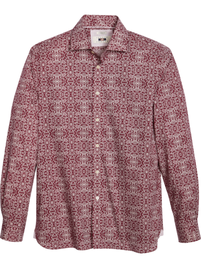 Joseph Abboud Modern Fit Brocade Casual Shirt Men s Moores Clothing