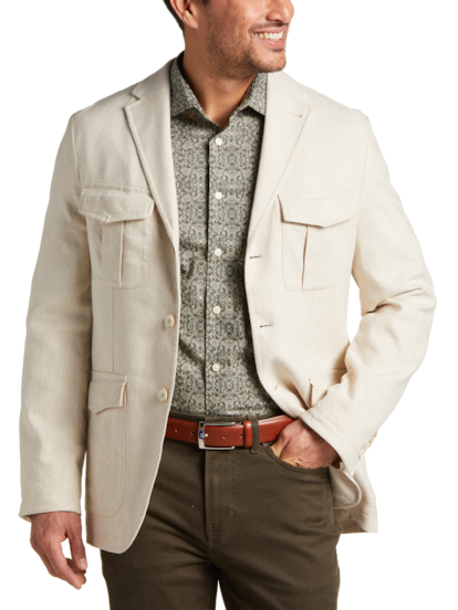 Joseph Abboud Modern Fit Military Soft Jacket Men s Moores Clothing