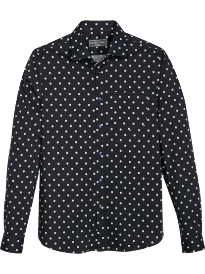 Mens dotted shirt deals