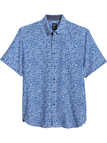 Floral short sale sleeve shirt