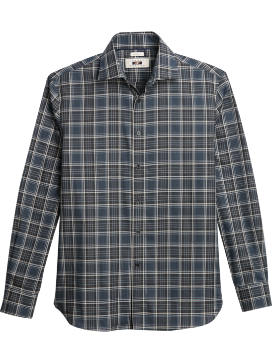 Joseph Abboud Modern Fit Twill Check Casual Shirt | Men's | Moores Clothing