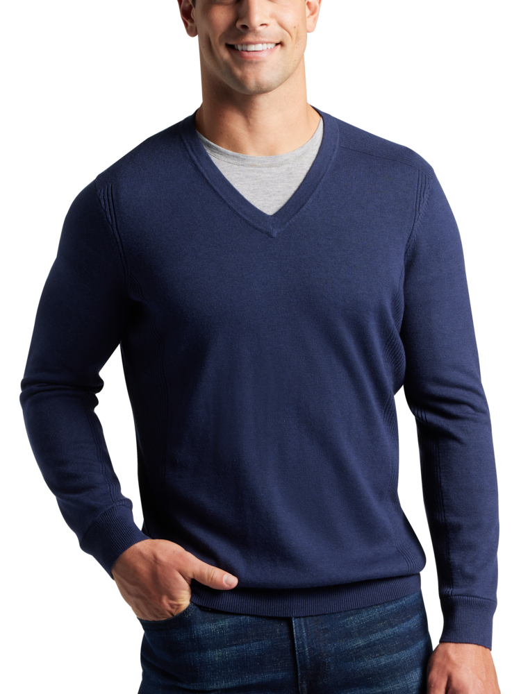 Slim-fit Long-sleeved- Pullover Sweater Men – BlueDoor Couture