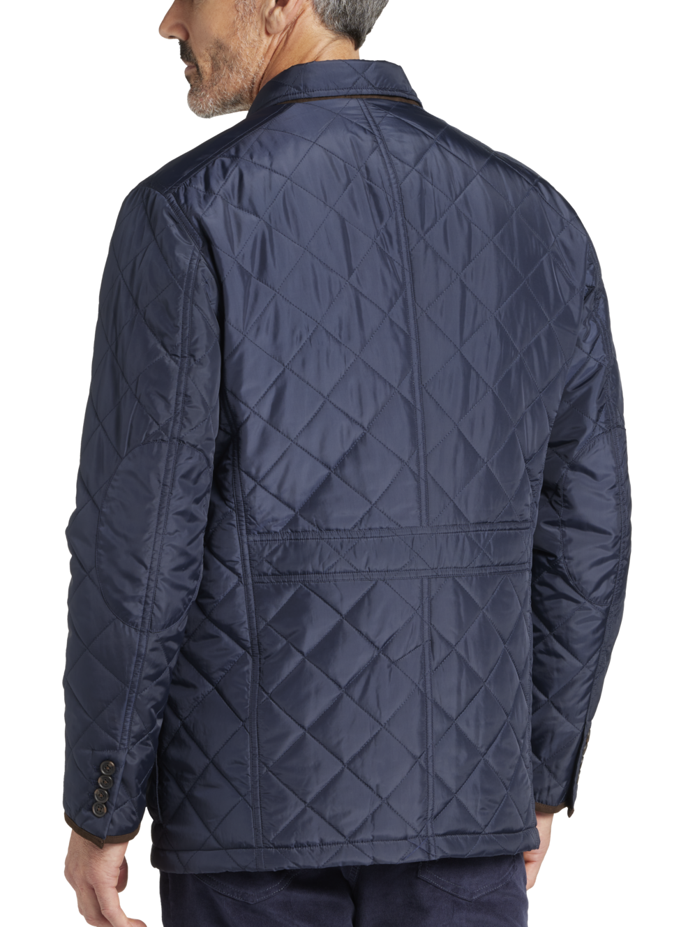 Joseph Abboud Modern Fit Quilted Hunting Jacket Men's Sweaters