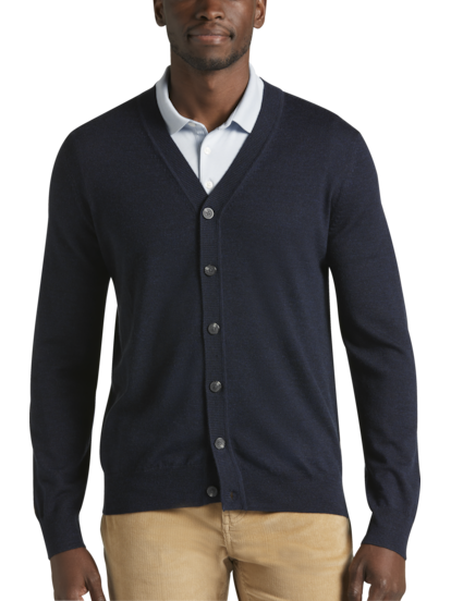 Navy cardigan cheap sweater
