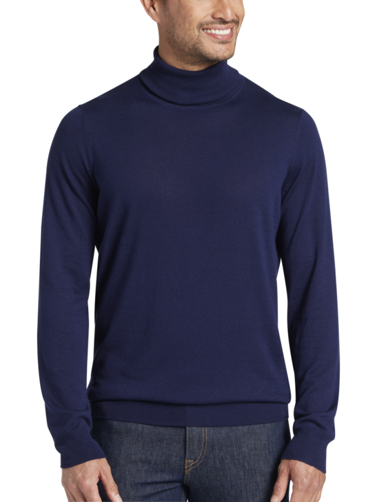 Michael Strahan Modern Fit Turtleneck Sweater | Men's Sweaters | Moores ...