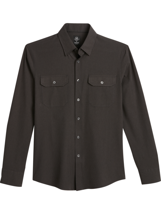 Michael Strahan Modern Fit 4-way Stretch Casual Shirt | Men's | Moores ...