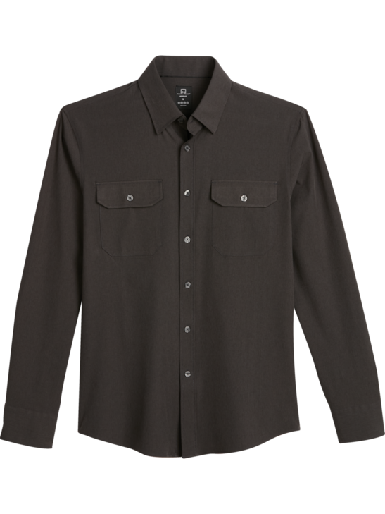 Michael Strahan Modern Fit 4 Way Stretch Casual Shirt Mens Moores Clothing 6699