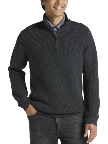 Joseph abboud quarter best sale zip sweater