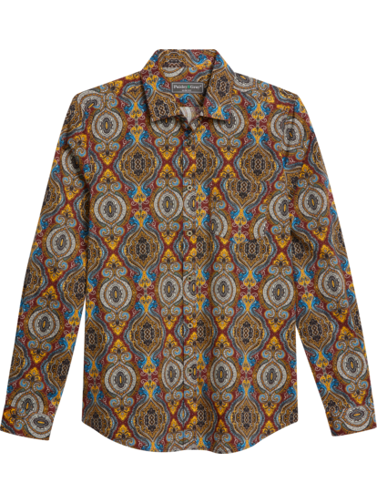 Slim fit paisley shirt 2025