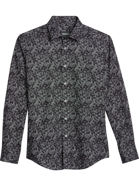 Awearness Kenneth Cole Slim Fit Camo Casual Shirt | Men's | Moores Clothing