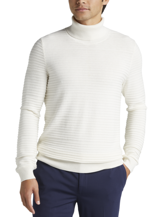 Awearness Kenneth Cole Slim Fit Stripe Turtleneck Sweater | Men's ...
