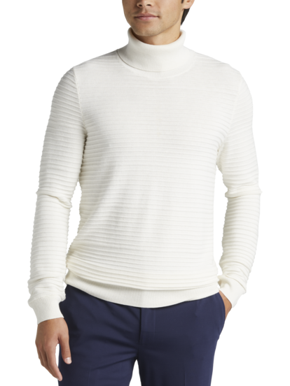 Striped turtleneck deals sweater mens