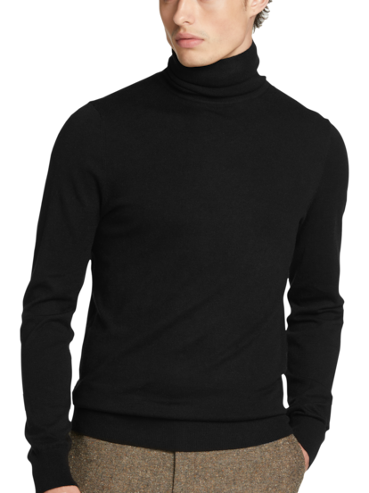 Buy Highlander Black Turtle Neck Sweater for Men Online at Rs.640