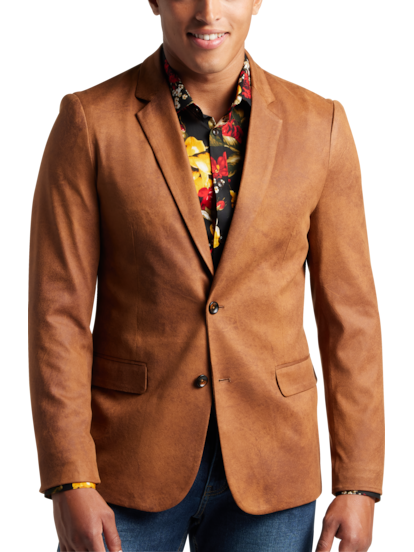 Leather sport coat best sale