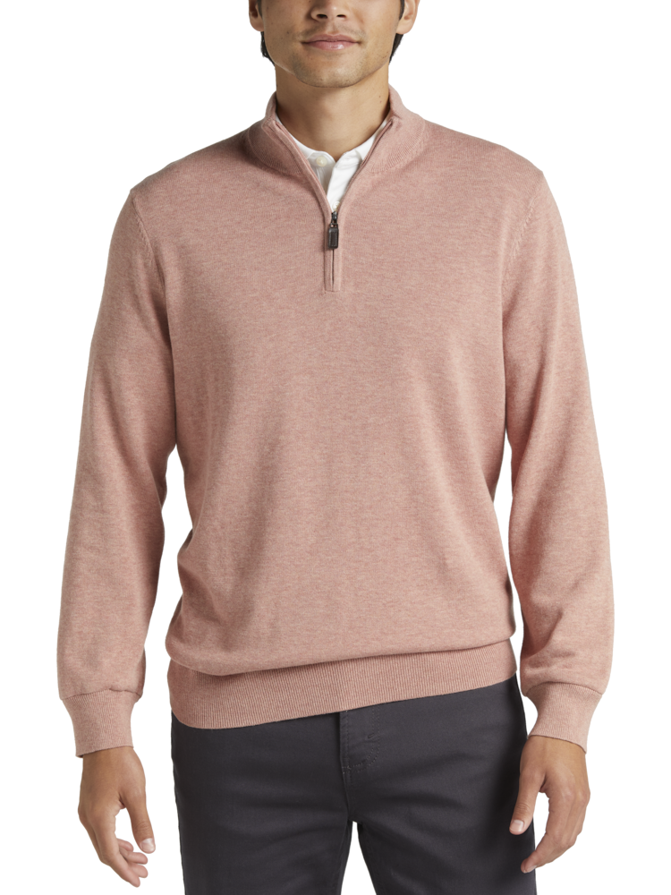 Cotton half zip hot sale pullover