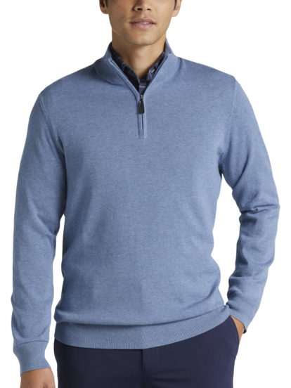 Joseph abboud quarter best sale zip sweater