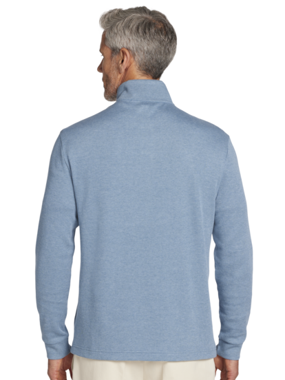 Joseph Abboud Modern Fit French Rib Knit 1 4 zip Sweater Men s Sweaters Moores Clothing