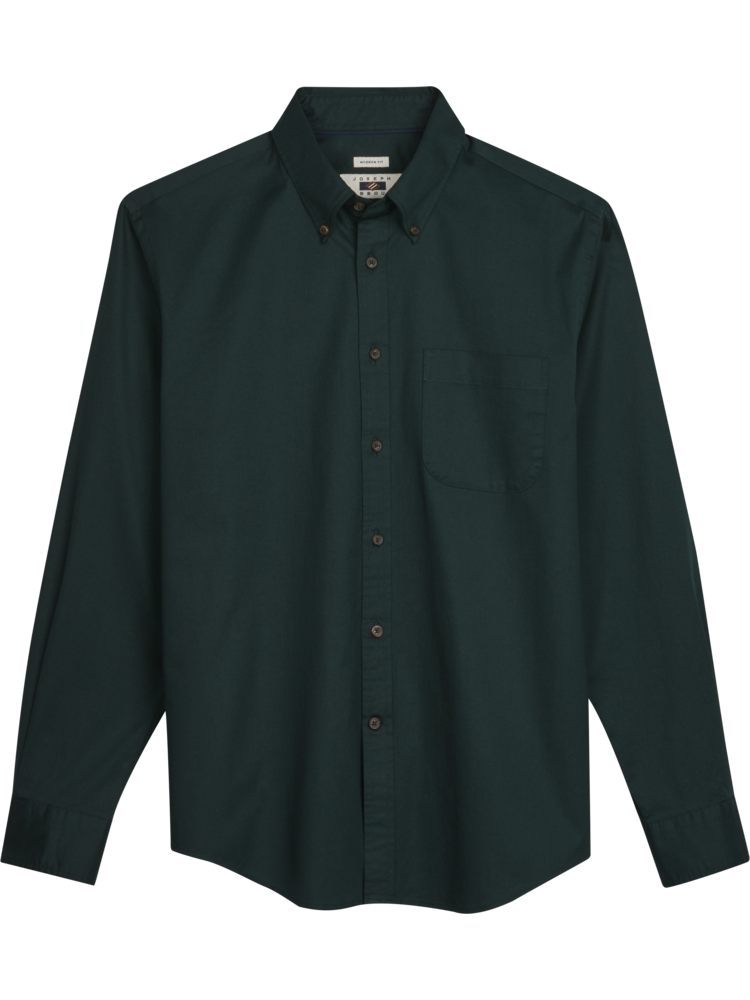 Forest green mens dress shirt 2025