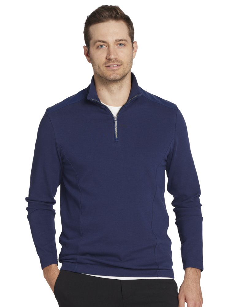 Slim fit Quarter Zip for Men Sweaters Moores Clothing