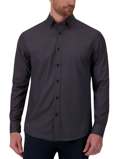 Report Collection Slim Fit Four way Stretch Mini Arrow Casual