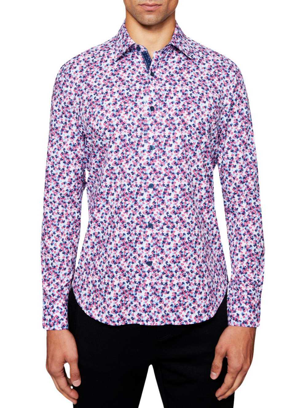 Con.struct Slim Fit Floral Casual Shirt Men's Moores Clothing